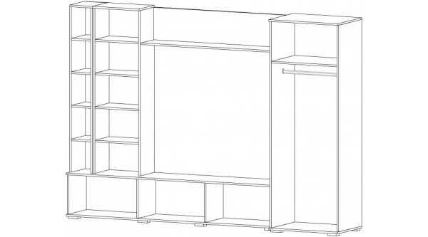 Гостиная Леванте Дуб вотан / Кашемир
