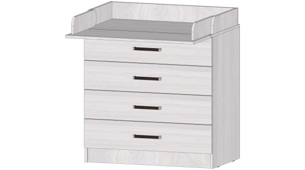 Комод пеленальный Анкор светлый