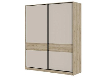 БОСТОН ШК-005 Шкаф-купе ЛДСП (Комплект) Дуб крафт серый / Кашемир