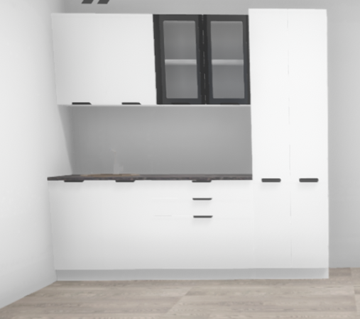 Кухня Норд Софт даймонд 2,2 м (11979)