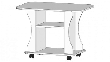 Стол журнальный Дипломат Белый