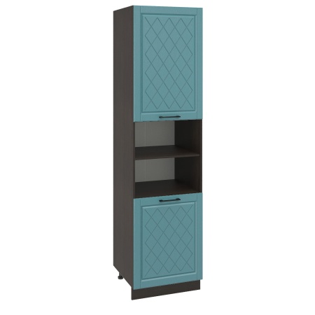 Пенал (премьер) ПД600Н-11 Корпус: ЛДСП венге 16мм; фасад: фрезеровка Барселона, МДФ морское дерево 16мм