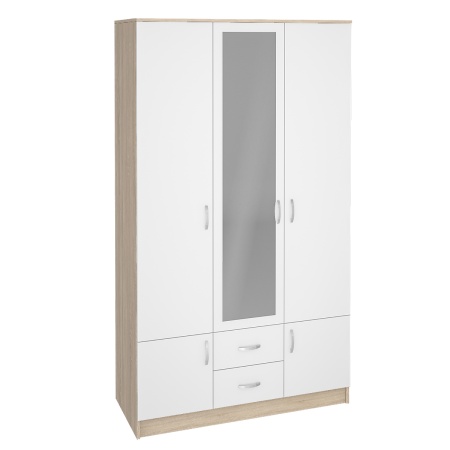 мс для спальни Ронда ШК-3 Дуб Сонома / Белый