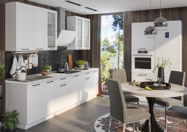 Модульная кухня Кельн Софт пломбир