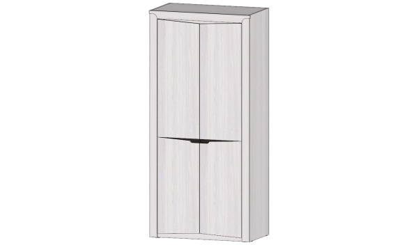 Шкаф 2-х створчатый Регина Анкор светлый