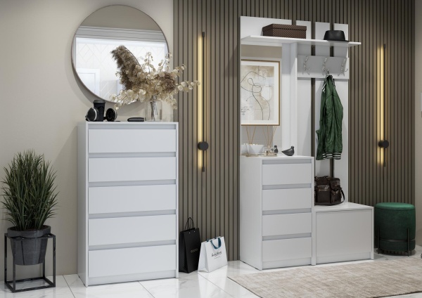 Модульная прихожая Айден Белый