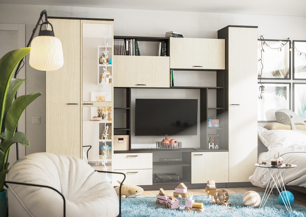 гостиная Марта-11 венге/дуб белфорд