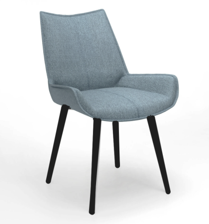 Стул Голиаф Серо-голубой SHE993 / Черный