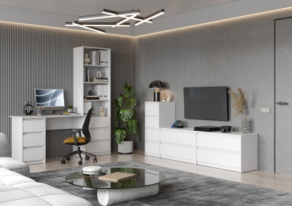 Модульная гостиная Айден Белый