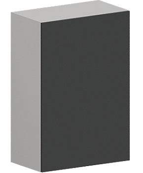 Шкаф верхний высокий 1-створчатый ШВ 609М Гарден Графит софт