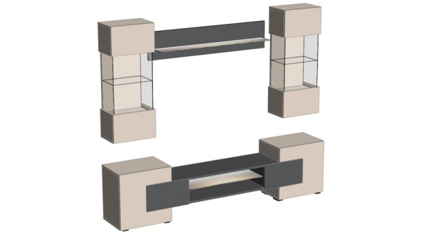 Гостиная Фэнтези Кашемир / Графит