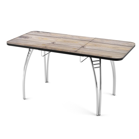 Стол Паук раздвижной В1, пластик Сосна Онтарио / Хром