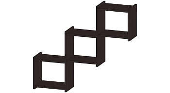 Полка Квадро Венге