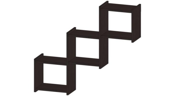 Полка Квадро Венге