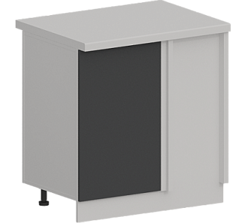 Шкаф нижний угловой ШНУ 990М Гарден Графит софт