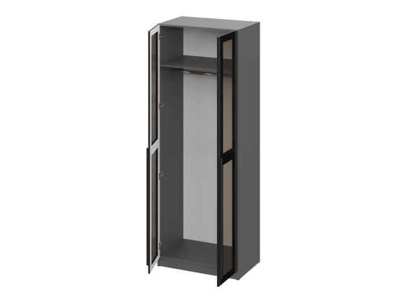 мс Берген ШКС-800 серый графит/софт черный