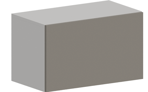 Шкаф верхний горизонтальный ШВГ 600 Стенли Теплый серый