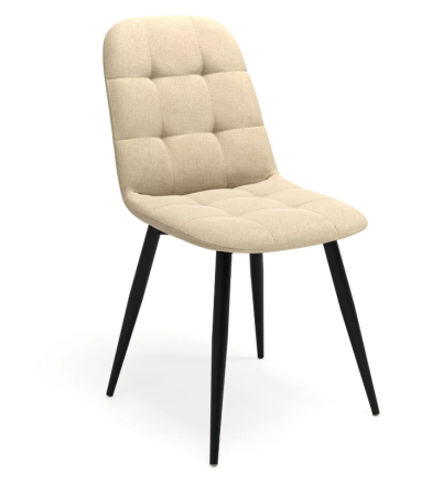 Стул Остин СНЯТО С ПРОИЗВОДСТВА/Бежевый Savana Ivory / Черный