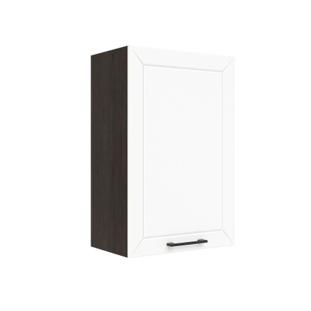 Шкаф верхний ШВ 450 Корпус: ЛДСП венге 16мм; фасад: фрезеровка Кельн, МДФ софт даймонд 16мм