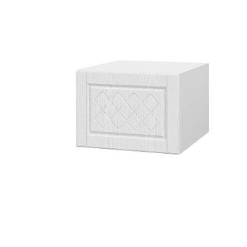 Шкаф верхний  антресоль ШВА 500 Барселона белый массив (МДФ 16мм МС София)