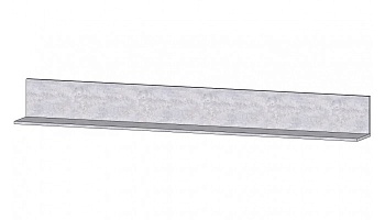 Даллас Полка ПЛ-03 Цемент светлый