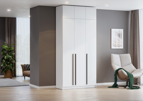 Модульная спальня Берген Белое дерево