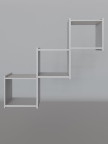 Полка Квадро Белый Полка Квадро Белый