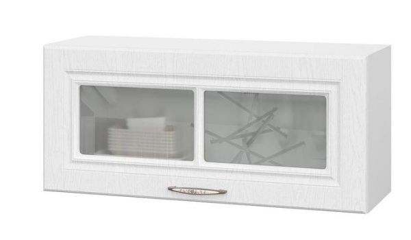 Шкаф верхний горизонтальный со стеклом ШВГС 800 Лондон дуб сканди (МДФ 16мм МС София) Шкаф верхний горизонтальный со стеклом ШВГС 800 Лондон дуб сканди (МДФ 16мм МС София)