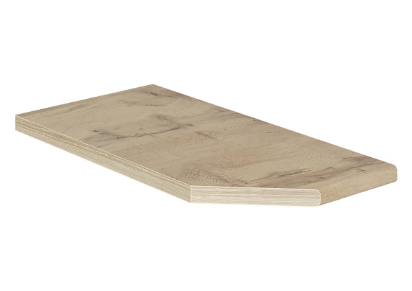 Столешница 0,3м (угол левый) Дуб вотан, 26мм