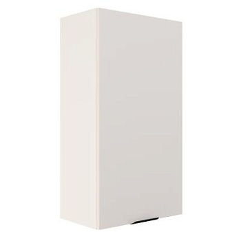 Шкаф верхний (премьер) ШВ 500Н Корпус: ЛДСП белый 16мм; фасад: фрезеровка Норд, МДФ софт даймонд 16 мм