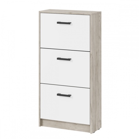 мс для прихожей Вега ОБ-2 Дуб крафт серый / Белый