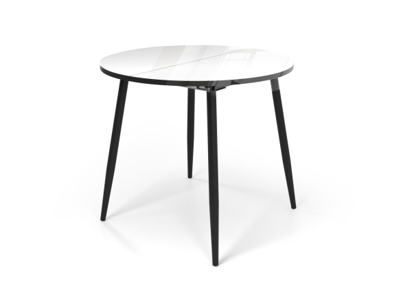 Стол Поло 32 CRAFT бабочка, ЛДСП (900/300) ЛДСП Белый, КРОМКА: белый / Черный