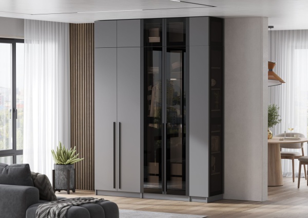 мс Берген АС-800 серый графит/софт черный