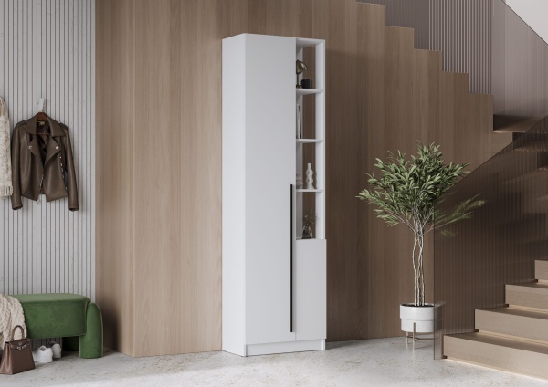 мс Берген ШК_Л-650 белое дерево/белое дерево