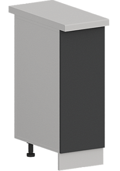 Шкаф нижний ШН 300 Гарден Графит софт