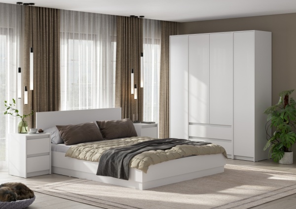 Модульная спальня Айден Белый