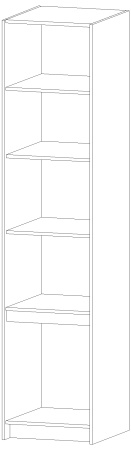 Бостон Пенал ПН-01 Анкор светлый / Венге