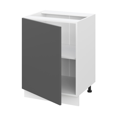 Шкаф нижний ШН 600-1 Барселона белый массив (МДФ 16мм МС София)