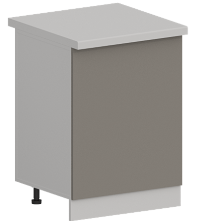 Шкаф нижний 1-створчатый ШН 600М Стенли Теплый серый