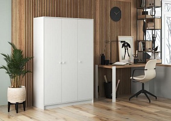 ЛАЙТ Шкаф ШК-002 Белый / Белый