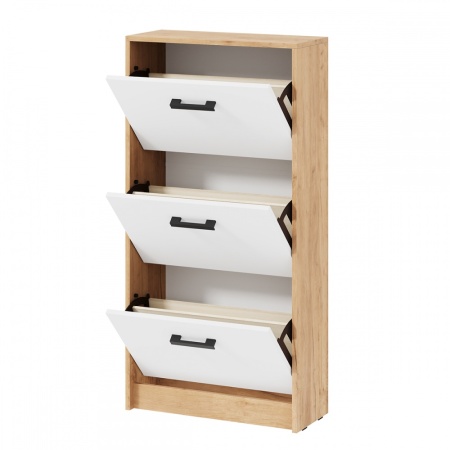 мс для прихожей Вега ОБ-2 СНЯТО С ПРОИЗВОДСТВА/Дуб Крафт золотой / Белый