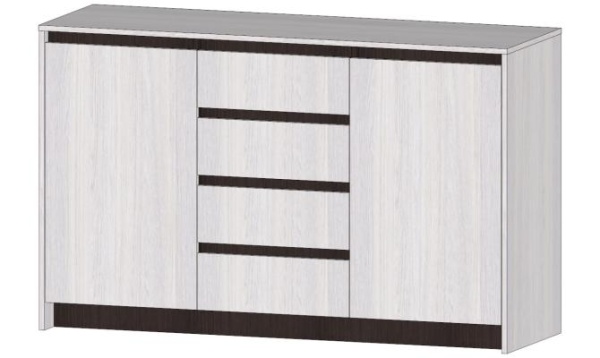 Бостон Комод большой Анкор светлый / Венге