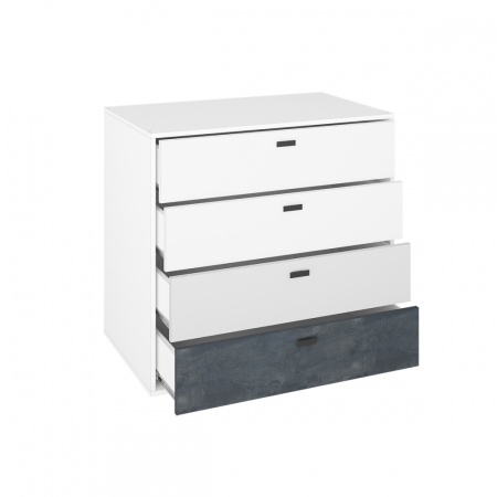 мс для детской Накки КМ-900 Белый / Белый + Серый + Угольный камень