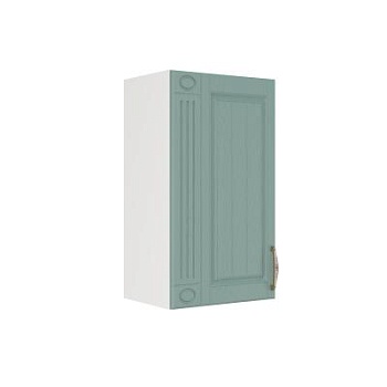 Шкаф верхний декор Лондон ШВД 400 Белый/дуб изумруд