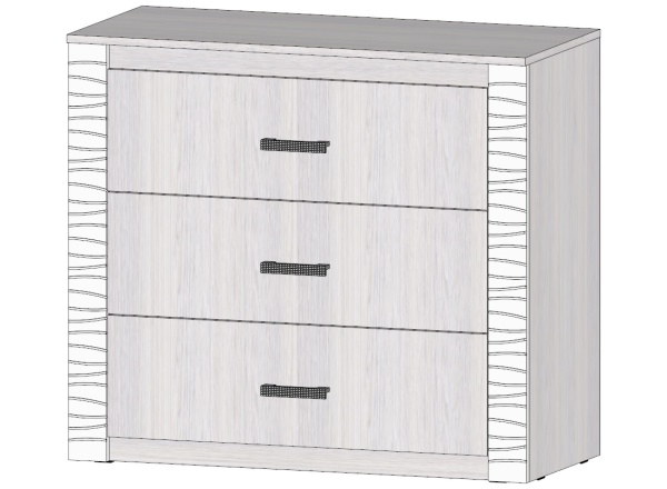 Комод малый Ривьера Анкор светлый