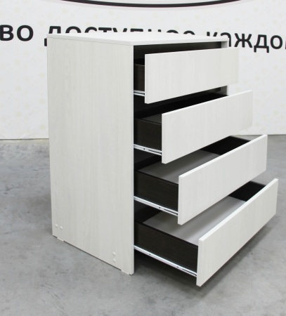 Бостон Комод 4 ящика Анкор светлый / Венге