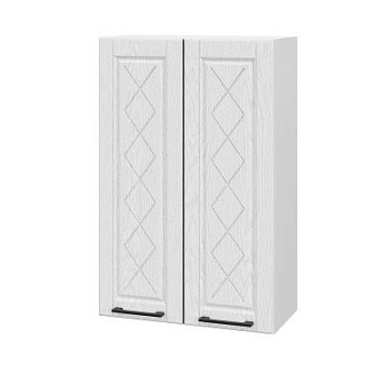 Шкаф верхний (премьер) ШВ 600Н Барселона белый массив (МДФ 16мм МС София) Шкаф верхний (премьер) ШВ 600Н Барселона белый массив (МДФ 16мм МС София)