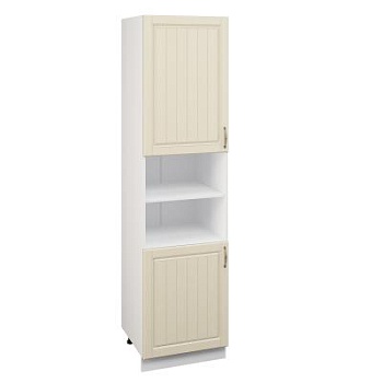 Пенал (премьер) ПД600Н-11 Корпус: ЛДСП белый 16мм; фасад: фрезеровка Лондон, МДФ дуб крем 16мм Пенал (премьер) ПД600Н-11 Корпус: ЛДСП белый 16мм; фасад: фрезеровка Лондон, МДФ дуб крем 16мм