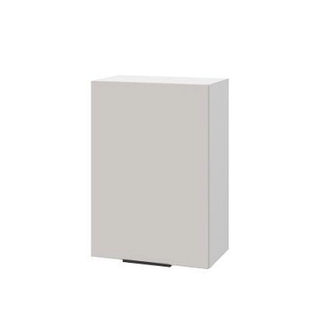 Шкаф верхний ШВ 500 Корпус: ЛДСП белый 16мм; фасад: фрезеровка Оливия, МДФ моно керамика 16 мм