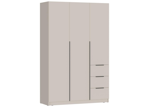 ВЕНТУРО Шкаф ШК-002 (3-ств, с ящиками) Корпус - Кашемир 2,75